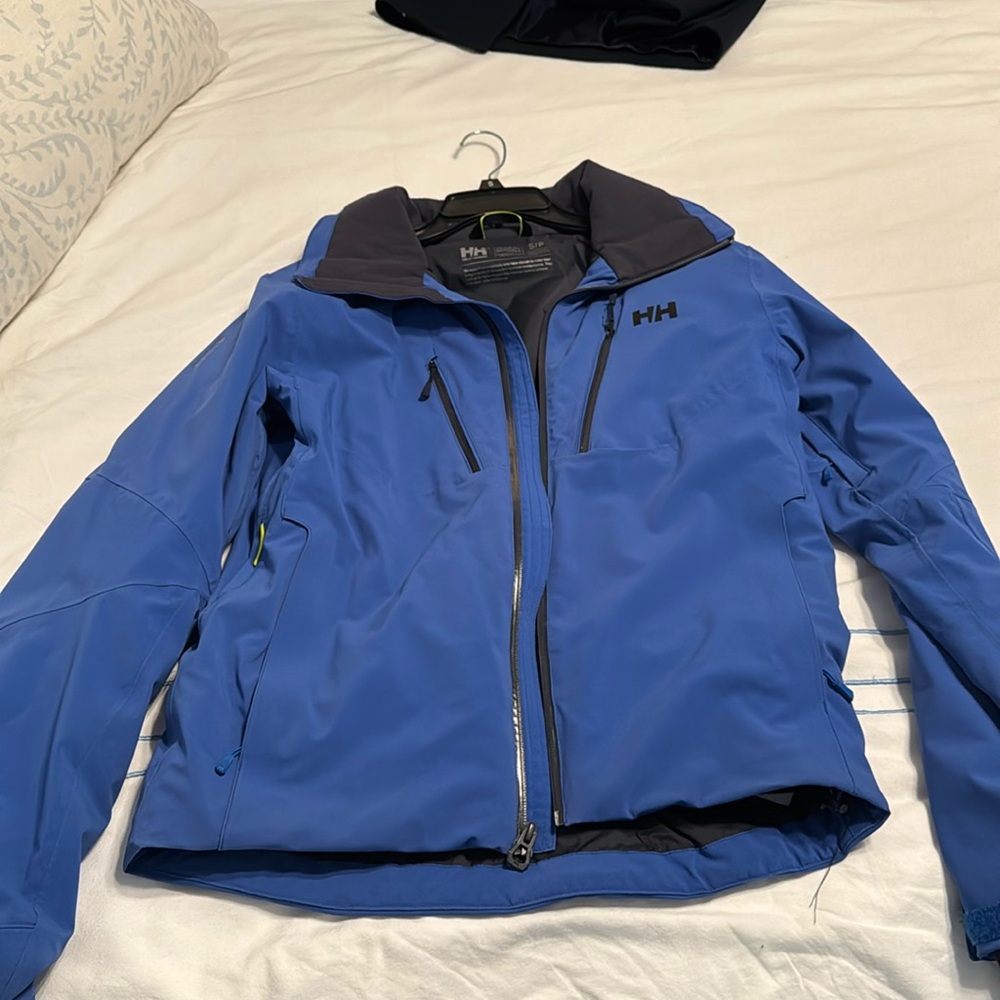Helly Hansen blue ski jacket